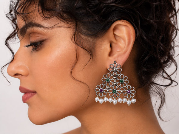 Tattva Bloom Drops Earrings